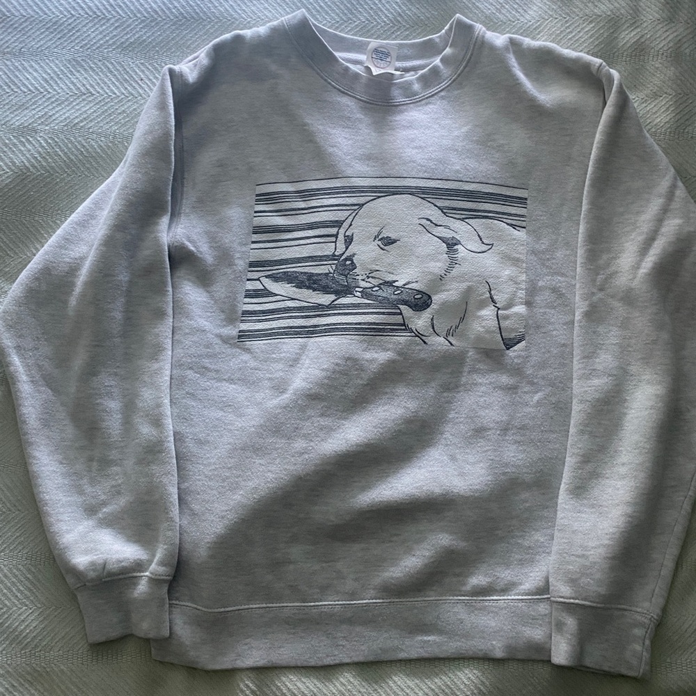 Knife Dog white Sweater